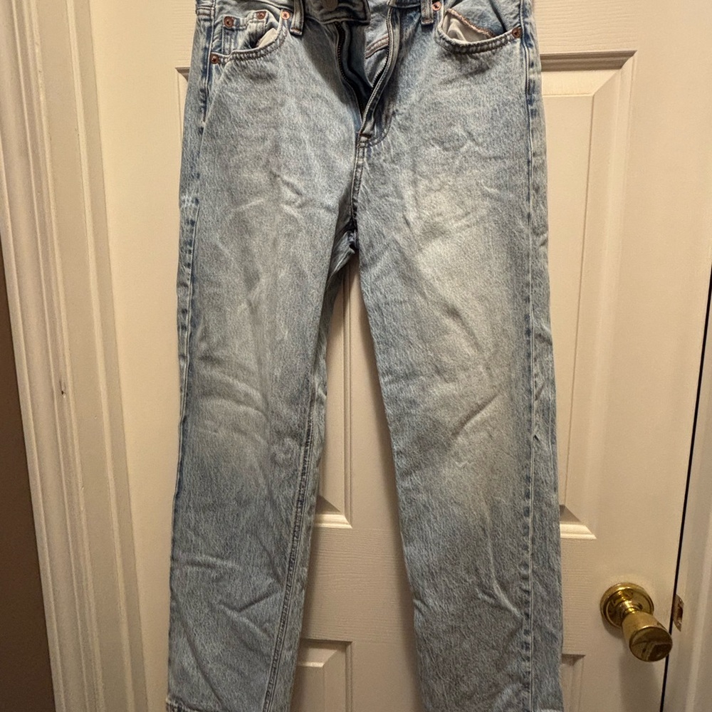 Aeropostale Sky Blue Straight Leg Jeans